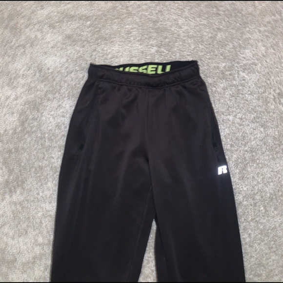 Russell Black Pants w Zippers size S - Picture 3 of 7